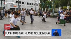 VIDEO: Flash Mob Tari Klasik, Golek Menak