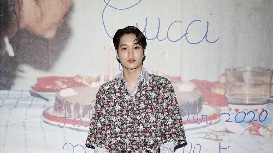 MILAN, ITALY - JANUARY 14: Kai arrives at the Gucci show during Milan Menswear Fashion Week Fall/Winter 2020/21 on January 14, 2020 in Milan, Italy. (Photo by Vittorio Zunino Celotto/Getty Images for Gucci)