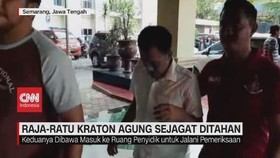VIDEO: Raja-Ratu Keraton Agung Sejagat Dibawa ke Polda Jateng