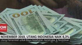 VIDEO: November 2019, Utang Indonesia Naik 8,3%