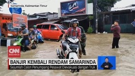 VIDEO: Banjir Kembali Rendam Samarinda