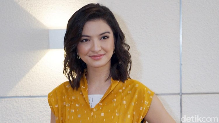 Raline Shah saat ditemui di kawasan Kebayoran Baru.