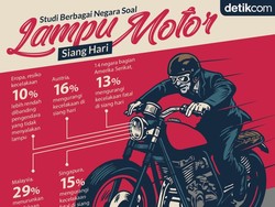 Kewajiban Menyalakan Lampu Motor Siang Hari
