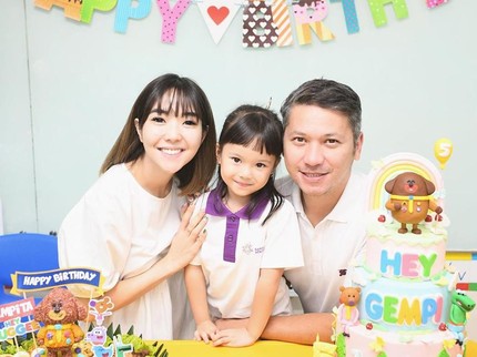 Foto-foto Bahagia Gading Marten dan Gisel Rayakan Ulang Tahun Gempi Hari Ini