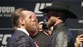 FOTO: McGregor vs Cerrone Tanpa Kata-kata Kotor