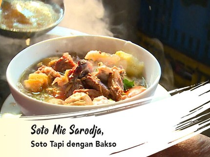 Soto Mie Sarodja, Soto Tapi dengan Bakso