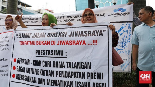 Forum Komunikasi Pekerja Agen Asuransi Jiwasraya mendesak Erick Thohir untuk merombak direksi Jiwasraya.