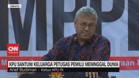 VIDEO: KPU Santuni Keluarga Petugas Pemilu Meninggal Dunia