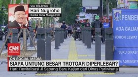 VIDEO: Siapa Untung Besar Trotoar Diperlebar