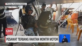VIDEO: Wujud Pesawat Terbang Rakitan Montir Motor