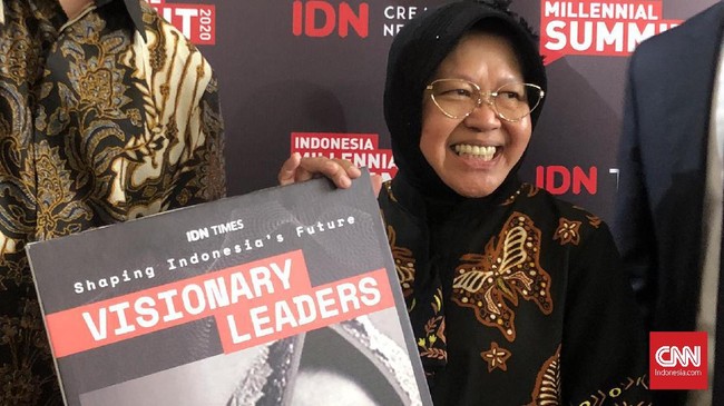 Wali Kota Risma menyebut banyak warga Jakarta pindah ke Surabaya karena anaknya terkena asma akibat polusi udara. Di Surabaya, anak-anak itu tak sakit lagi.