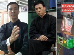 Viral! Penjual Es Krim di Singkawang Ini Mirip Aktor IP Man