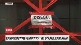 VIDEO: Kantor Dewan Pengawas TVRI Disegel Karyawan