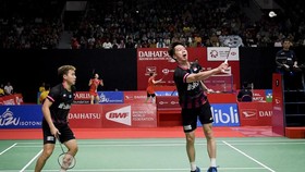 Aksi Tengil Kevin Warnai Babak 32 Besar Denmark Open