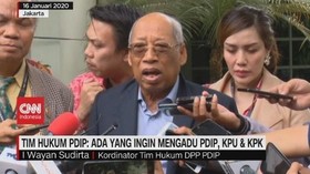 VIDEO: Tim Hukum PDIP: Ada Yang Ingin Mengadu PDIP, KPU & KPK
