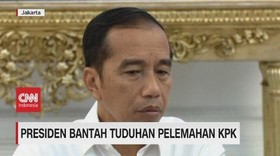 VIDEO: Presiden Jokowi Bantah Tuduhan Pelemahan KPK