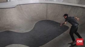 Skater soal Skatepark Pasar Rebo: Gratis, Tapi Banyak Sampah