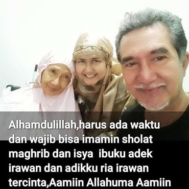 Shalat Bersama Jadi Firasat Sang Putra sebelum Ade Irawan Meninggal