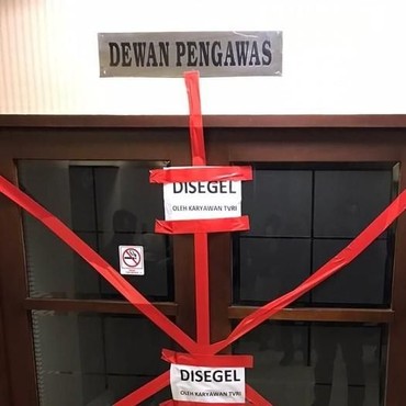 Helmy Yahya Dicopot, Ruang Kerja Dewan Pengawas TVRI Disegel Karyawan