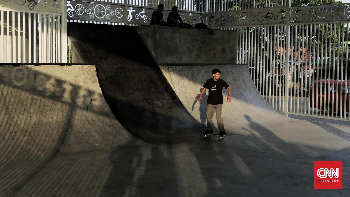 FOTO: Ingar Bingar Skate Park Gratis Pasar Rebo