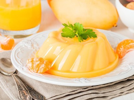 Resep Puding Mangga Saus Jeruk, Dessert Kesukaan Si Kecil
