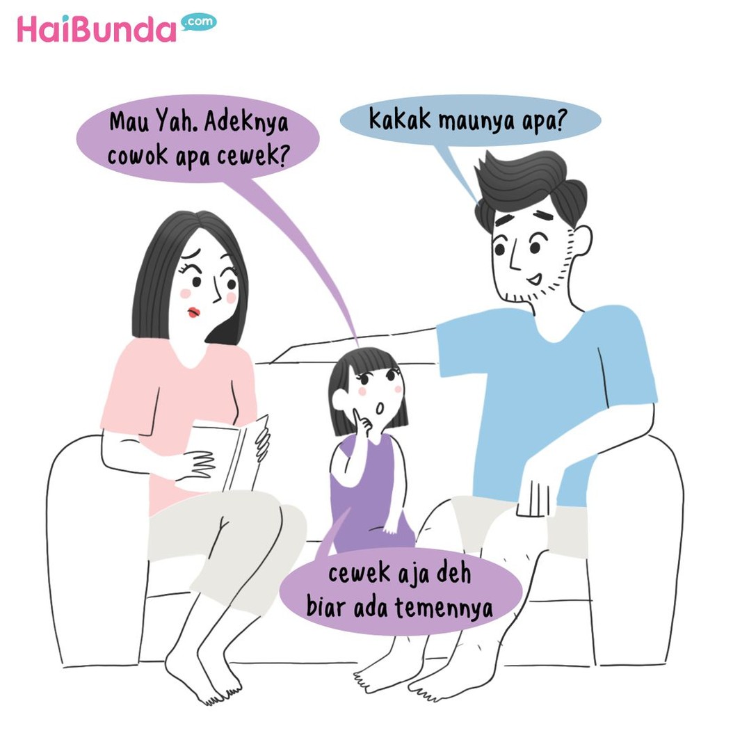 Apa reaksi ayah dan anggota keluarga lain terutama anak pas tahu Bunda hamil? Sama enggak dengan reaksi ayah dan kakak di komik Bunda ini? Share yuk, Bunda.