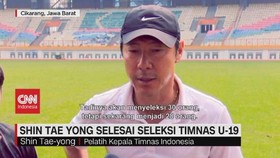 VIDEO: Shin Tae Yong Kantongi 28 Pemain Skuat Timnas U-19