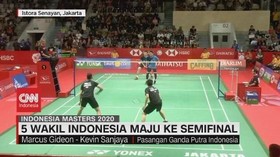 VIDEO: 5 Wakil Indonesia Maju ke Semifinal Indonesia Master