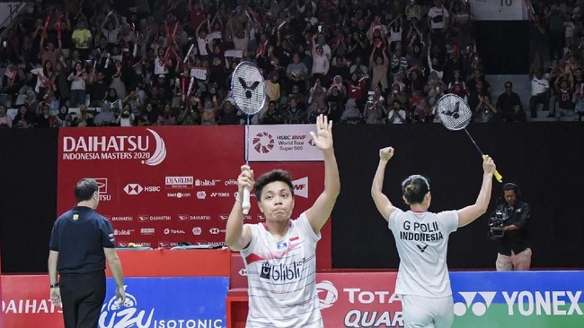 Greysia Polii/Apriyani Rahayu menceritakan momen mengalami kaki panas dan mata kunang-kunang usai lolos ke final Indonesia Master.