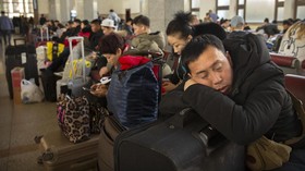 FOTO: Mudik Imlek, Migrasi Manusia Terbesar Sejagat