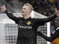 FOTO: 'Bom' Haaland di Dortmund, Debut Langsung Hattrick