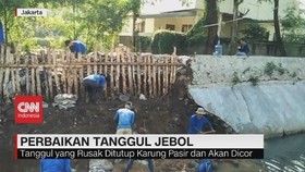 VIDEO: Antisipasi Banjir Susulan, Tanggul 25 Meter Diperbaiki