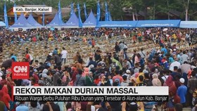 VIDEO: Makan Durian Massal di Kalsel Pecahkan Rekor