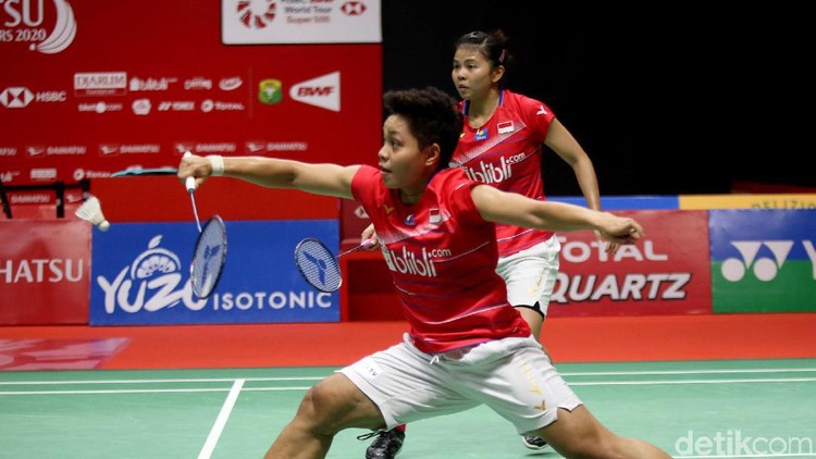 Greysia Polii/Apriyani Rahayu Juara Ganda Putri Indonesia Masters Greysia Polii/Apriyani Rahayu meraih gelar nomor ganda putri Daihatsu Indonesia Masters 2020. Mereka juara usai melewati duel tiga gim di final.