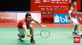Jelang All England, Greysia Polii Latihan di Lorong Hotel