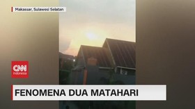 VIDEO: Fenomena Dua Matahari di Makassar