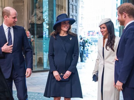 Momen Kebersamaan William-Kate dan Harry-Meghan, Akrab nan Hangat