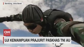 VIDEO: Uji Kemampuan Prajurit Paskhas TNI AU
