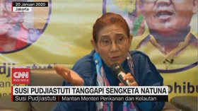 VIDEO: Susi Pudjiastuti Tanggapi Sengketa Natuna