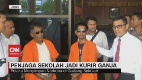 VIDEO: Penjaga Sekolah Jadi Kurir Ganja