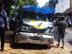 Mobil Patroli Polisi di Malang Kecelakaan Beruntun, 7 Kendaraan Ditabrak