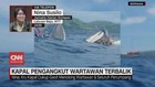 VIDEO: Kapal Pengangkut Wartawan Terbalik di Labuan Bajo