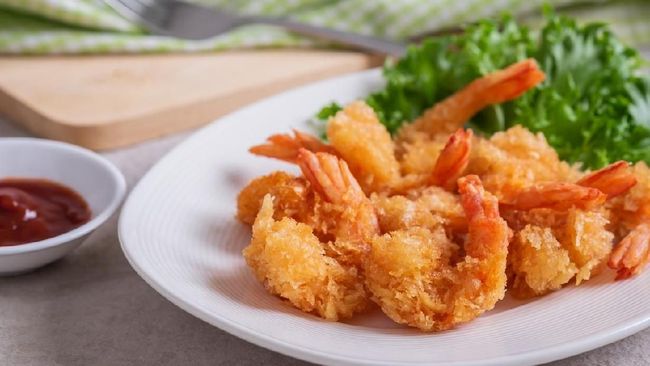 Resep Udang Krispi Oatmeal, Camilan Sehat Berprotein Tinggi