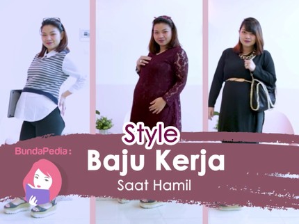 Style Baju Kerja Saat Hamil