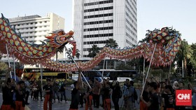 Jelang Imlek, DKI Gelar Festival Lampion & Barongsai di Sejumlah Titik