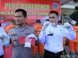 8 Pengedar Narkoba di Bandung Ditangkap, 114 Gram Sabu Diamankan