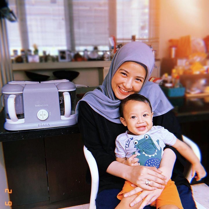 <p>Enggak kerasa waktu berjalan sangat cepat, Miguel yang dulu bayi sudah terlihat semakin besar. (Foto: Instagram @natasharizkynew)</p>