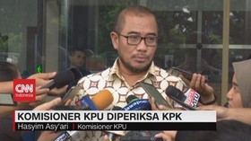 VIDEO: Komisioner KPU Hasyim Asy'ari Diperiksa KPK