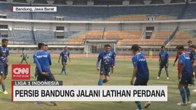 VIDEO: Persib Gelar Latihan Perdana di Stadion GBLA