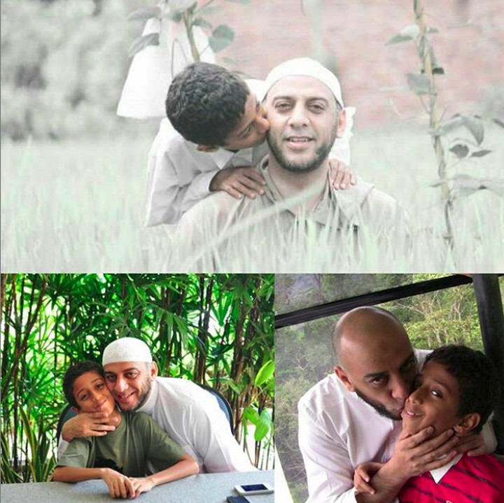 <p>Kali ini Syekh Ali Jaber berfoto dengan anak pertamanya, Hasan. (Foto: Instagram @syekh.alijaber)</p>